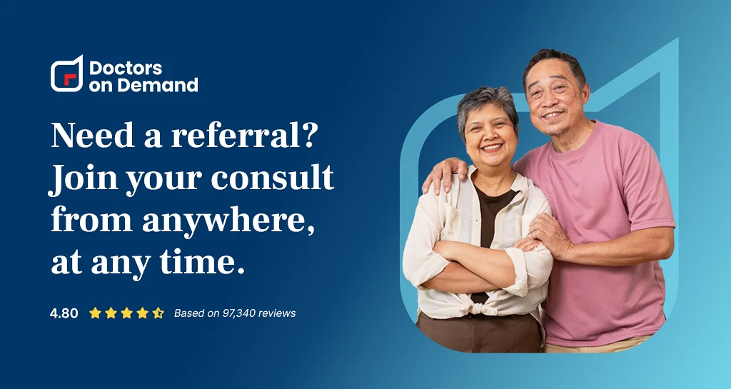 Online Specialist Referral Letters - Doctors On Demand