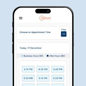 Around the clock care - schedule an appointment online