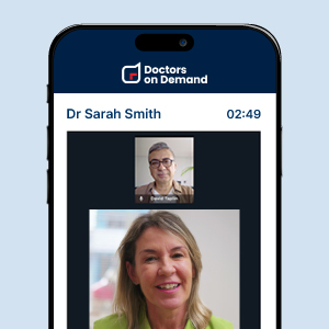 Speak to a doctor via private video consult